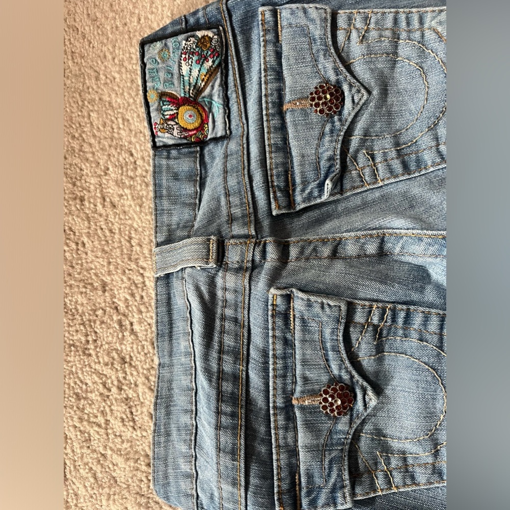 True religion low waisted y2k skinny jeans - Picture 4 of 5